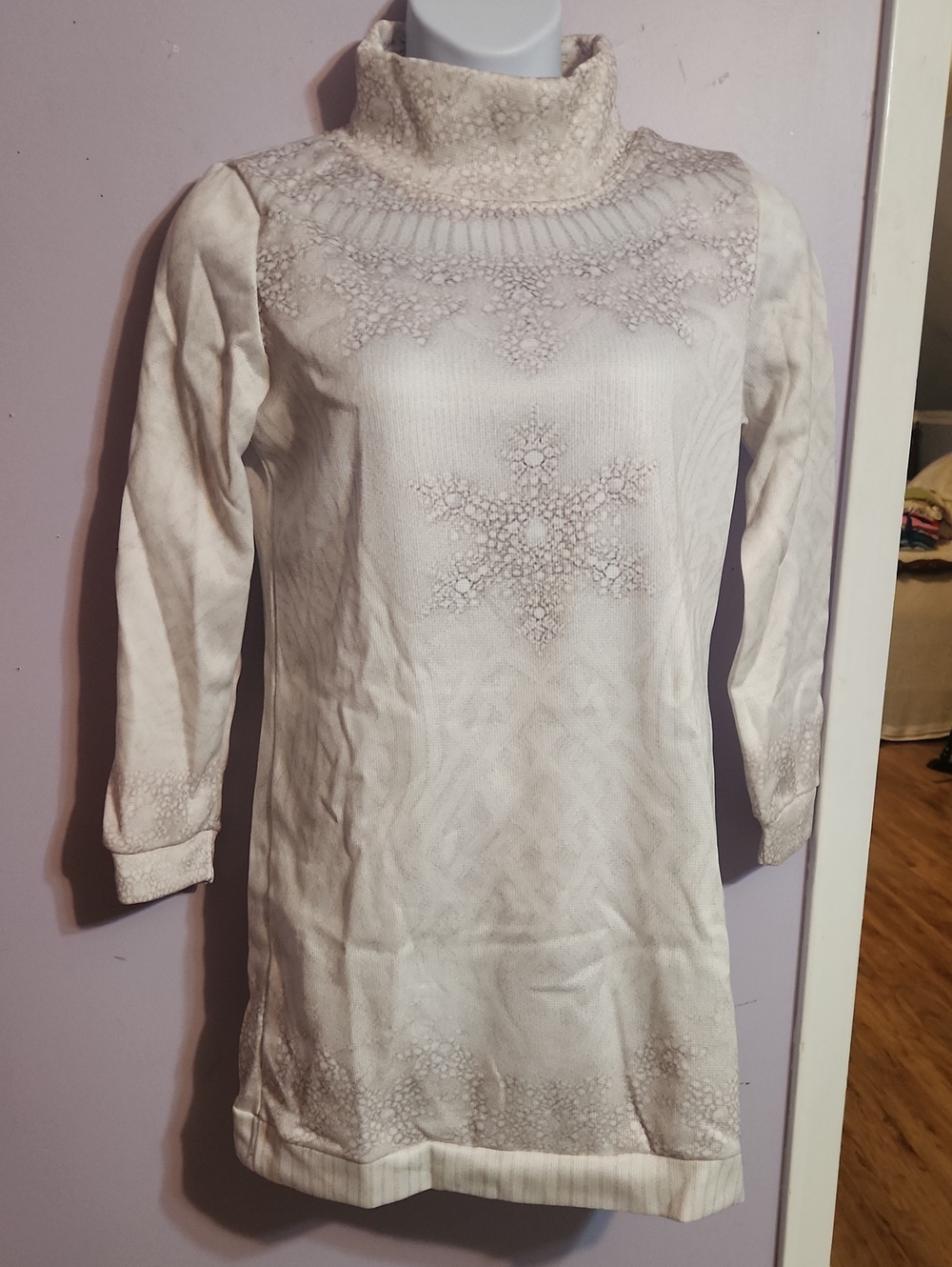 Faux Embroidered Cream Kurta